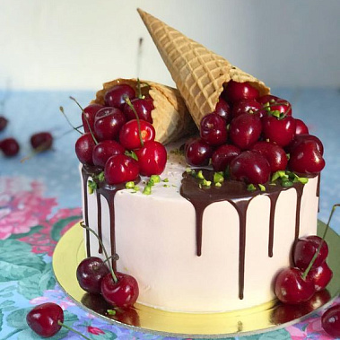 Торт "Вишневый рожок" купить - щелково.сладкоежкин.рф