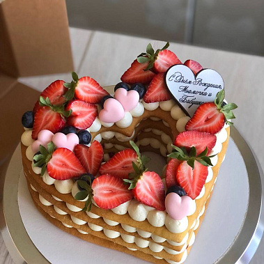 Торт «Сердце» купить - щелково.сладкоежкин.рф