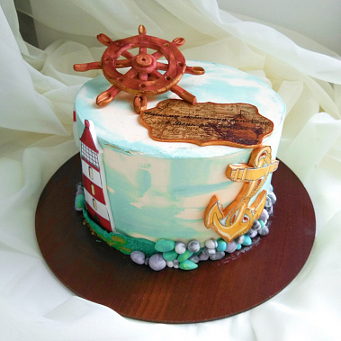 Торт "Нашему капитану" купить - щелково.сладкоежкин.рф