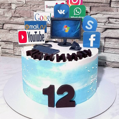 Торт "Соц-сети" купить - щелково.сладкоежкин.рф