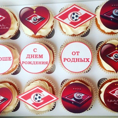 Капкейки "Спартак" купить - щелково.сладкоежкин.рф