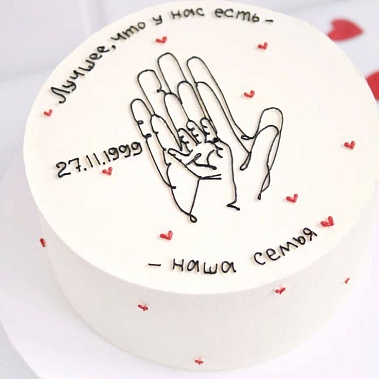 Торт "Семья" купить - щелково.сладкоежкин.рф