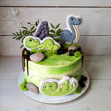 Торт "Динозавры" купить - щелково.сладкоежкин.рф