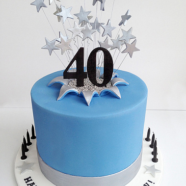 Торт "40" купить - щелково.сладкоежкин.рф